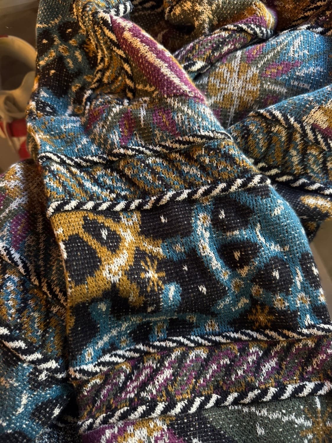 미쏘니 패턴 니트 100 상품이미지9