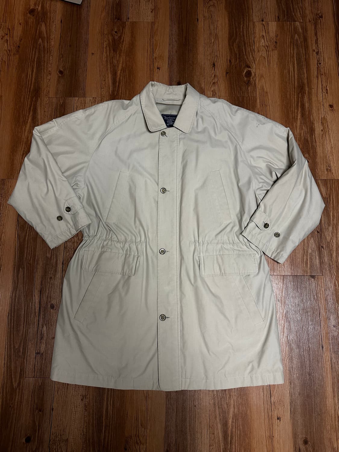 [XL] 80~90‘s 버버리 레인코트(하프필드코트) 상품이미지1