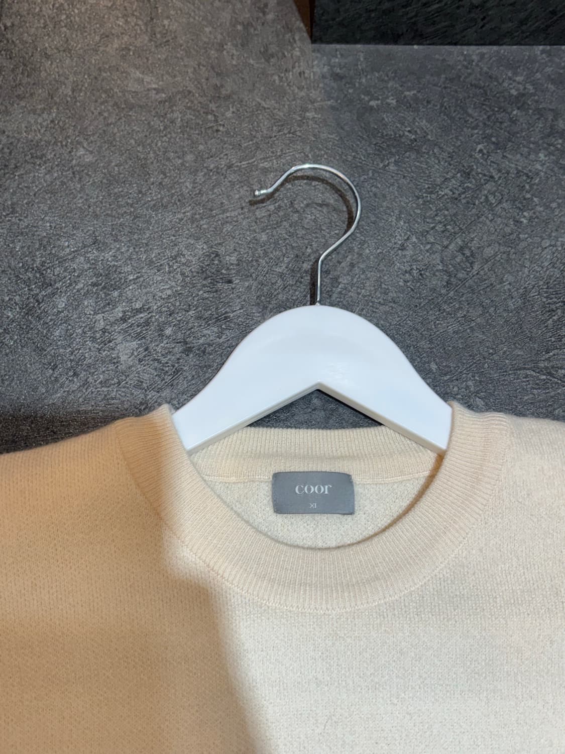 coor 쿠어 캐시미어 남성 니트 스웨터 XL사이즈 상품이미지4