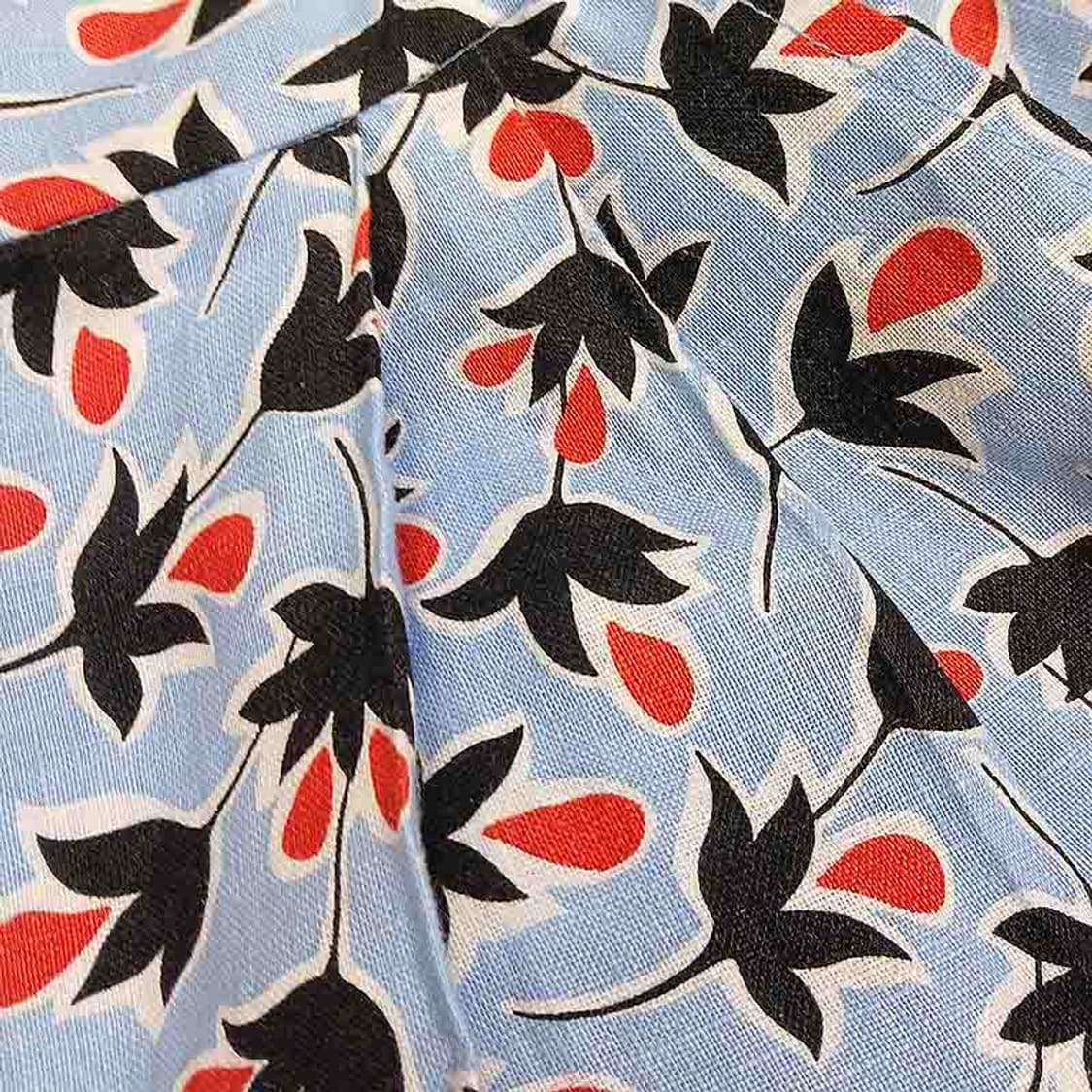 막스마라 스튜디오 플로럴 프린트 와이드팬츠 55 상품이미지4