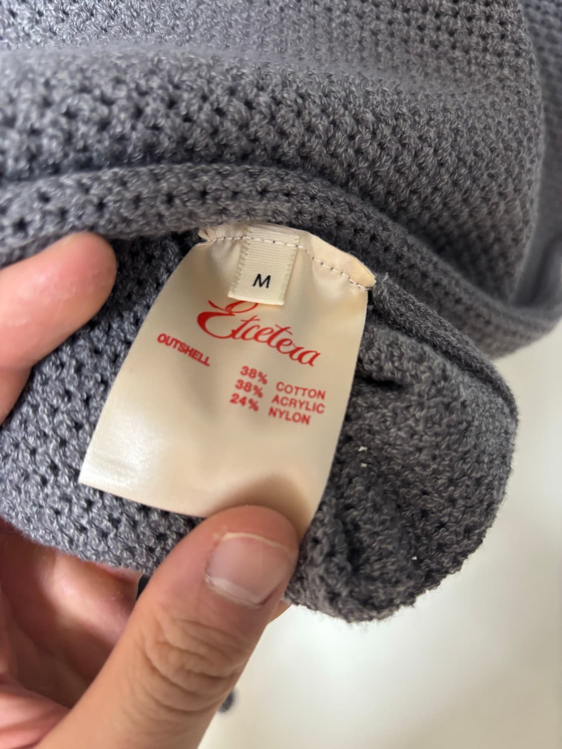 (M)etce 메쉬 니트 상품이미지3