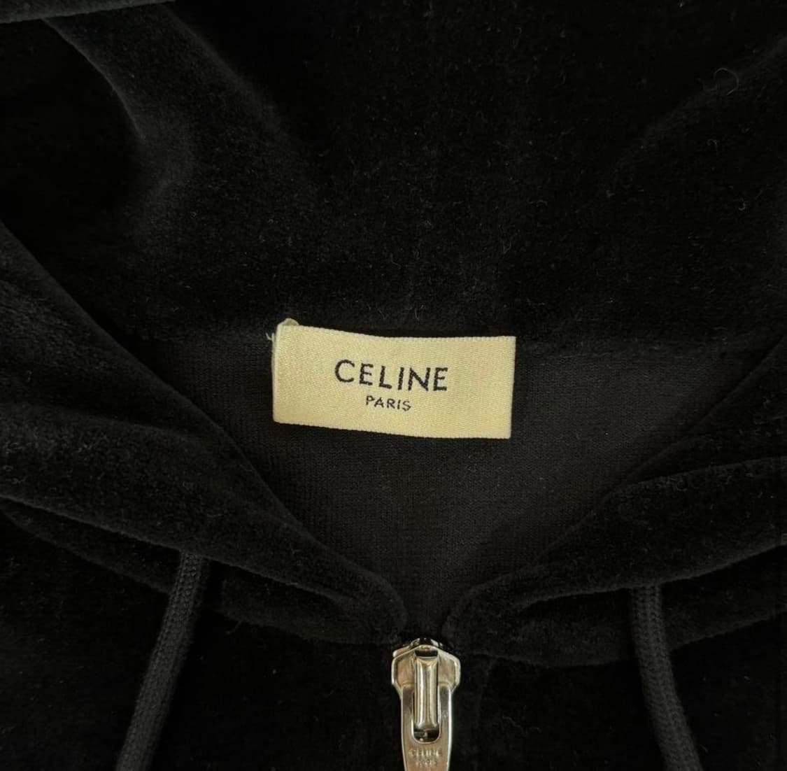 [리오브전포점] 셀린느 트리오페 벨루어 트랙 벨벳 후드집업 상품이미지4