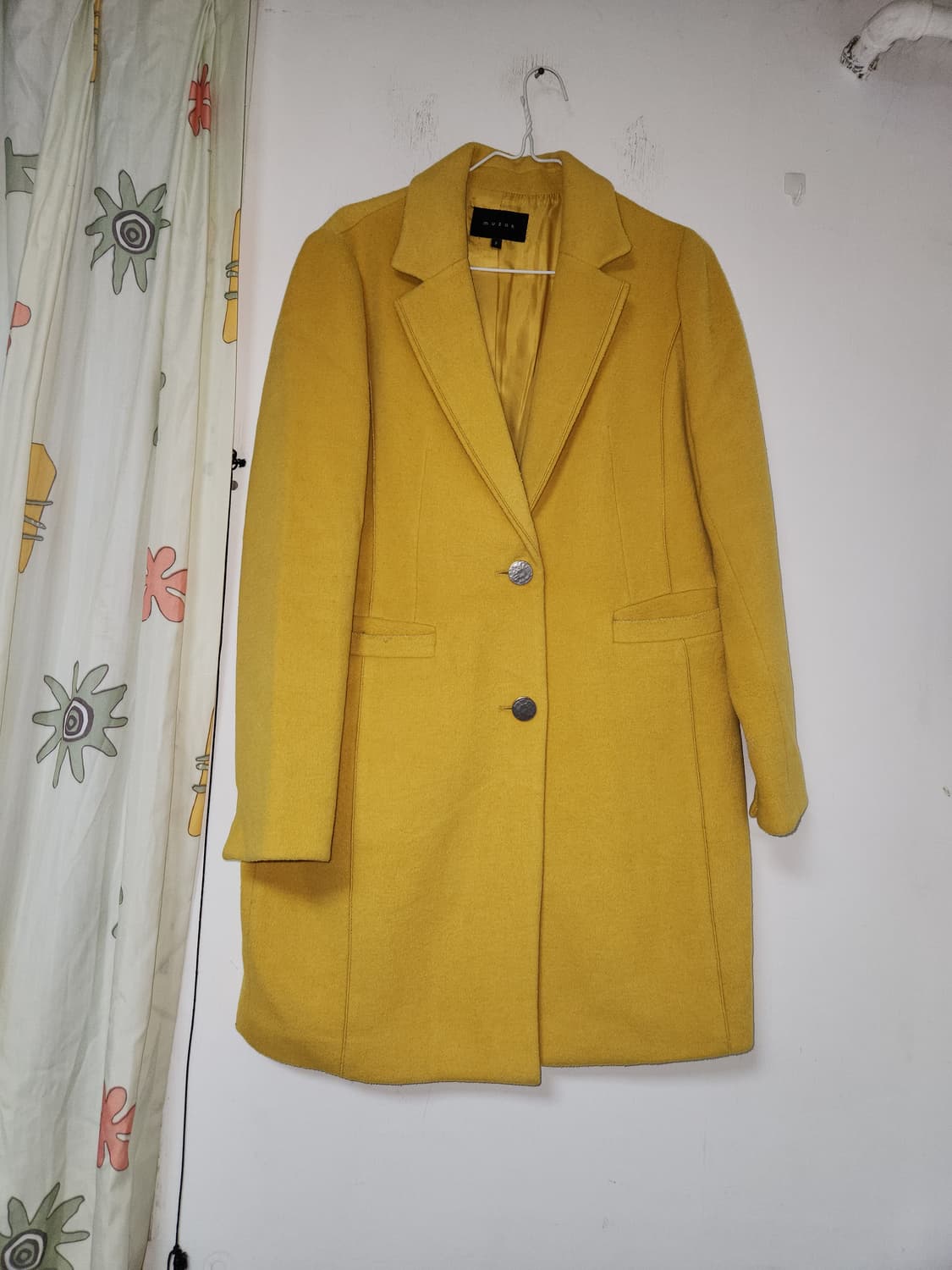 muzak 머스터드 옐로우 울코트 66(90-103-165) 상품이미지1