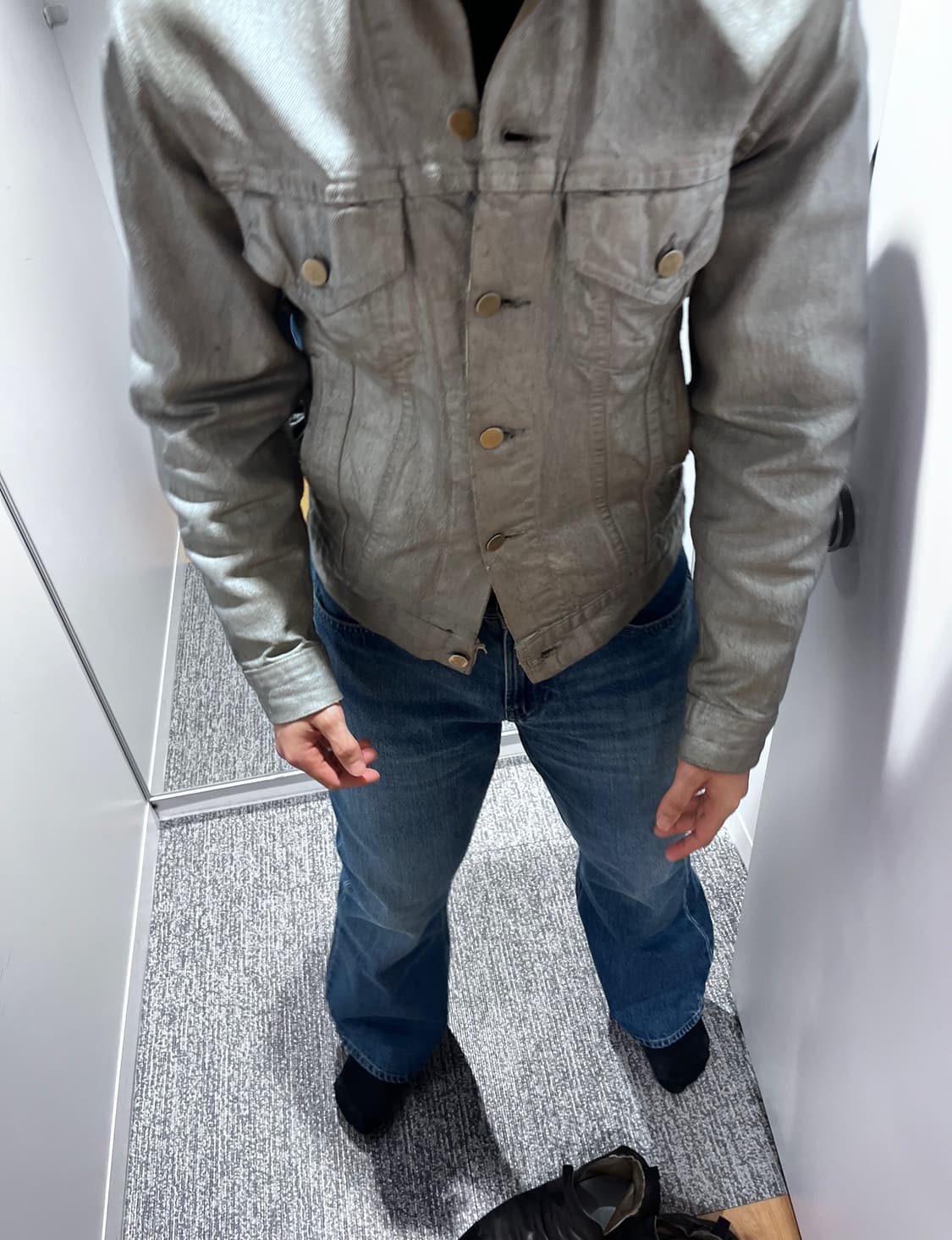 1999 martin margiela painted denim 상품이미지5