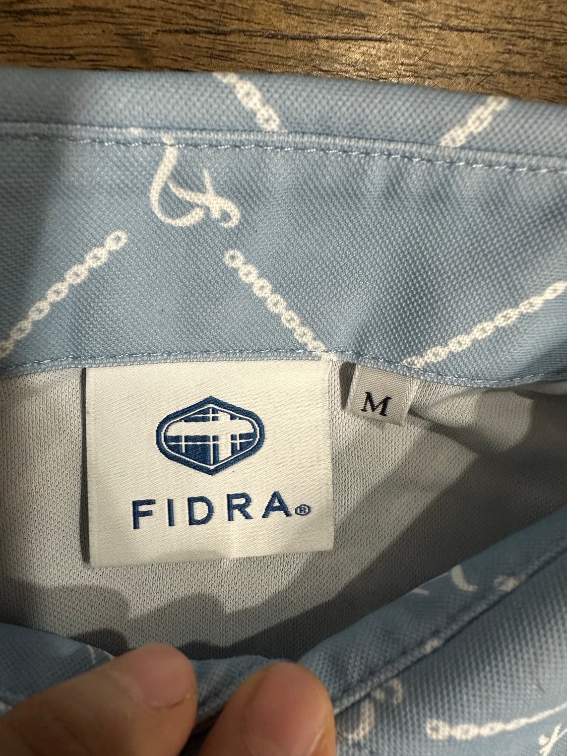 FIDRA 일본 골프웨어 모노그램 기능성 카라티 M 상품이미지7