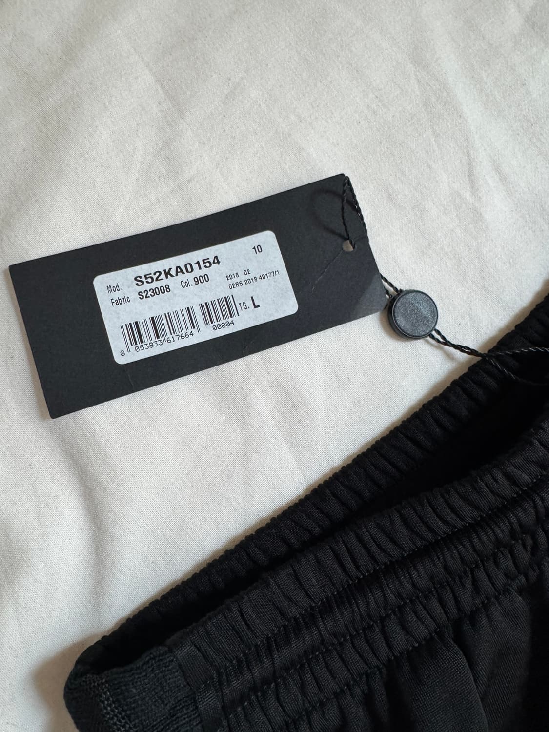 MM6 메종 마르지엘라 사이드라인 와이드 팬츠 블랙  Margiela 상품이미지7