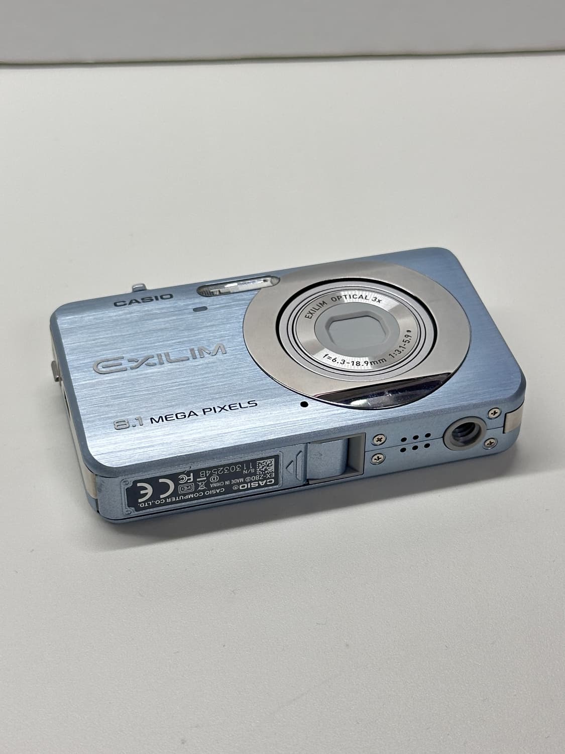 (카리나,최예나,츄)카시오 엑슬림 EX-Z80 스카이블루💙☁️ 상품이미지3