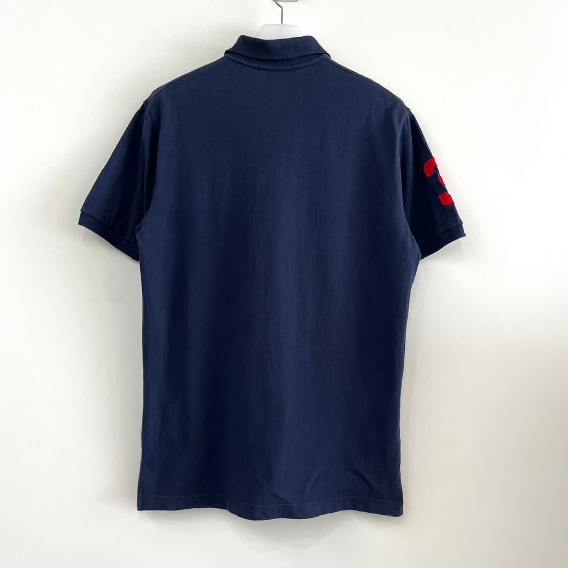 폴로 랄프로렌 빅포니 네이비 카라 반팔 티셔츠 상품이미지3