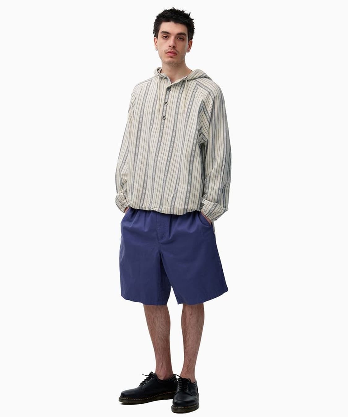 디스이즈네버댓 Stripe Jacquard Hoodie (S) 상품이미지4