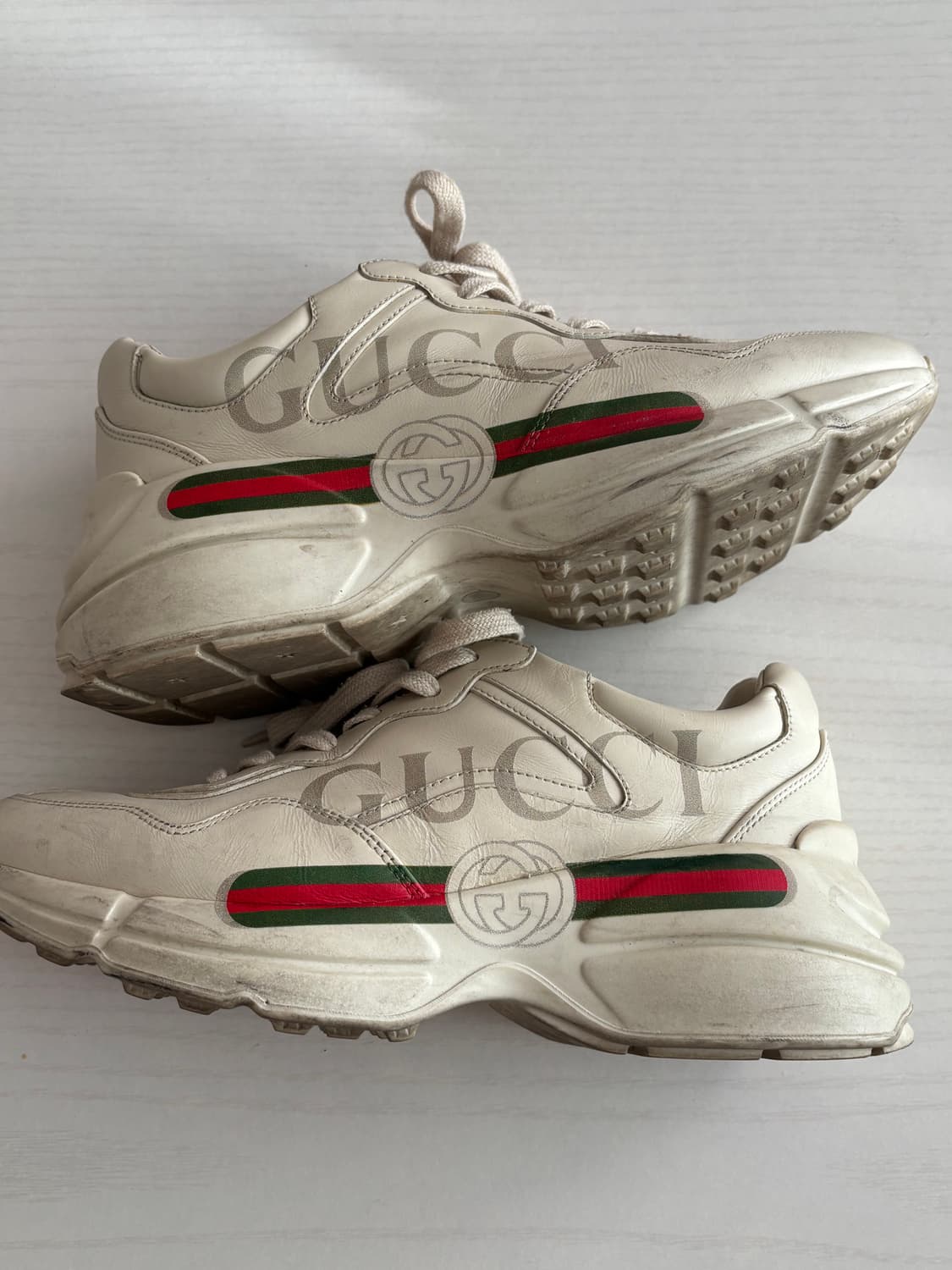 구찌(gucci) 라이톤 스니커즈 5 1/2size(250-255) 상품이미지6