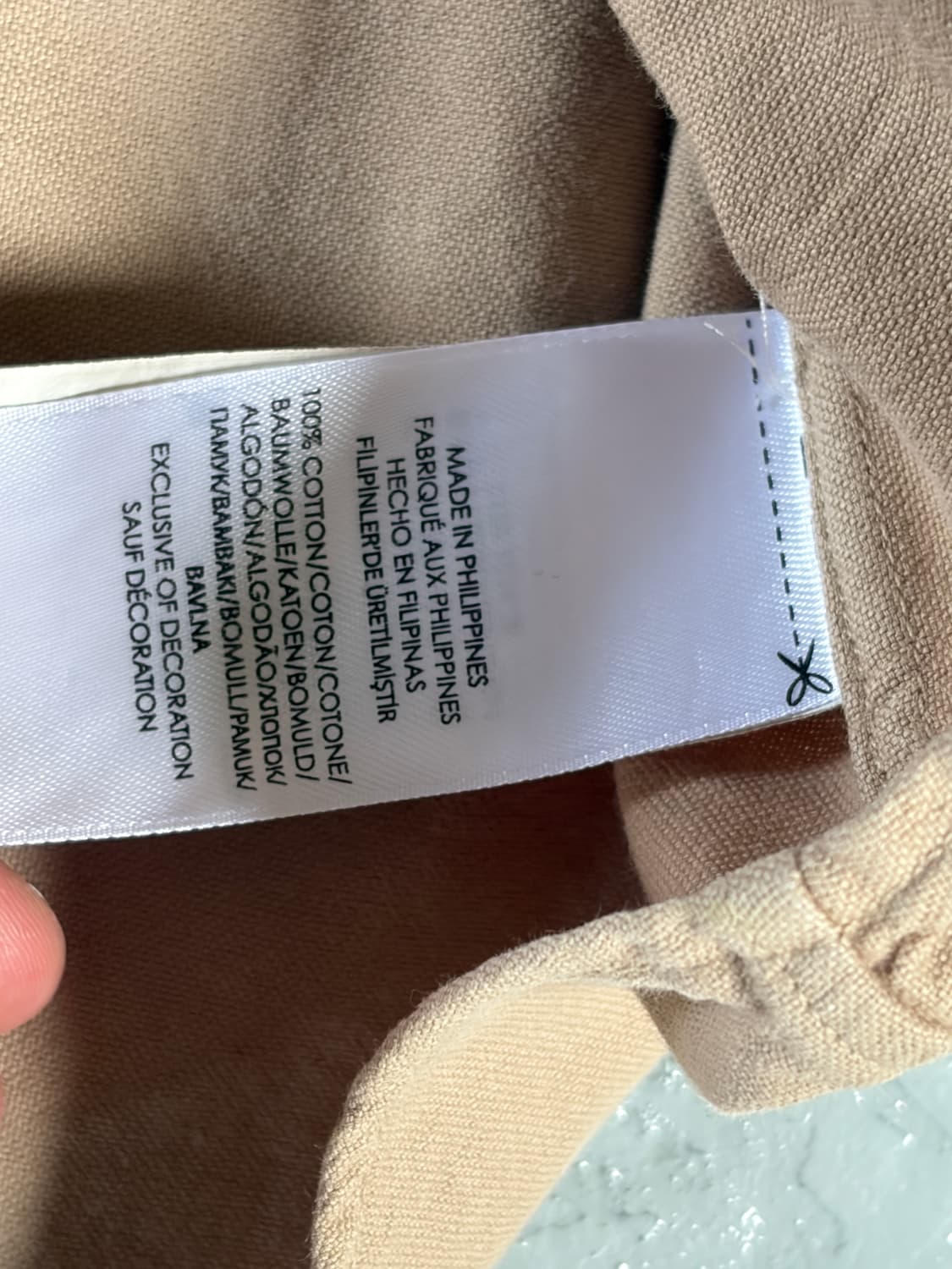 폴로 랄프로렌(Polo Ralph Lauren) 베이지 셔츠 상품이미지5