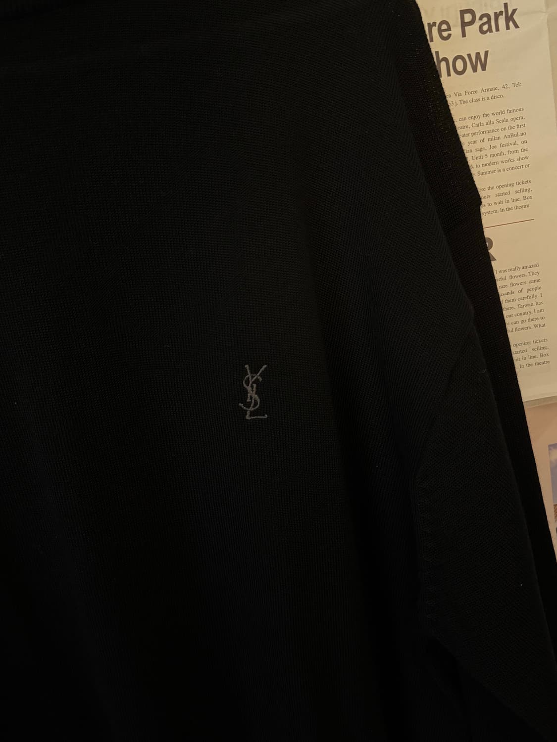 입생로랑 목폴라 니트 상품이미지2