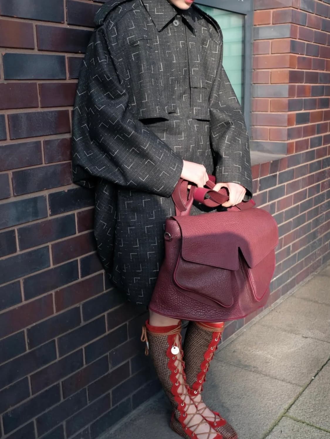 [36,37]키코 코스타디노브 26ss Reticella 부츠/레드 상품이미지5