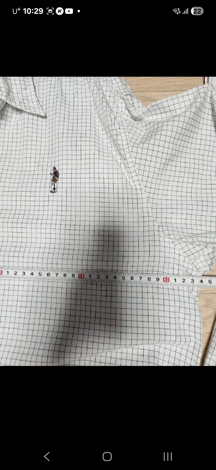 나이젤 카본 체크셔츠 화이트 셔츠 남방 상품이미지9