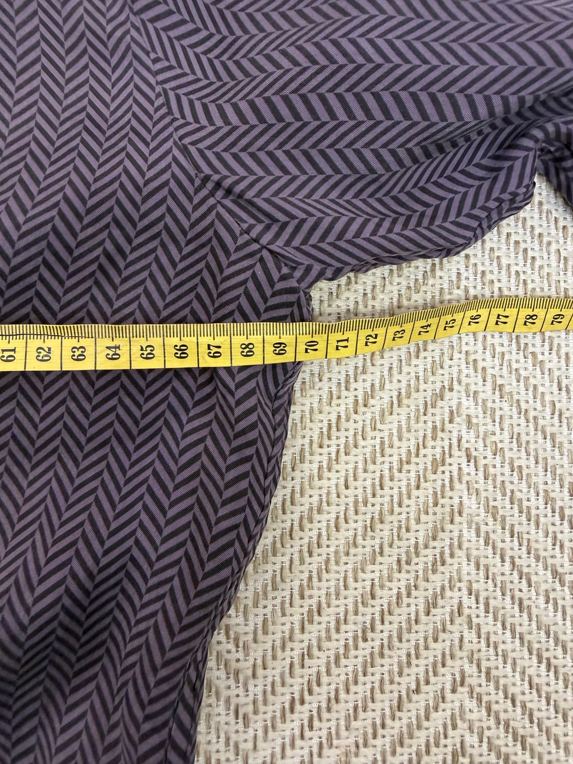 정품) 로버트 겔러 루즈핏 헤링본 셔츠 46 상품이미지8