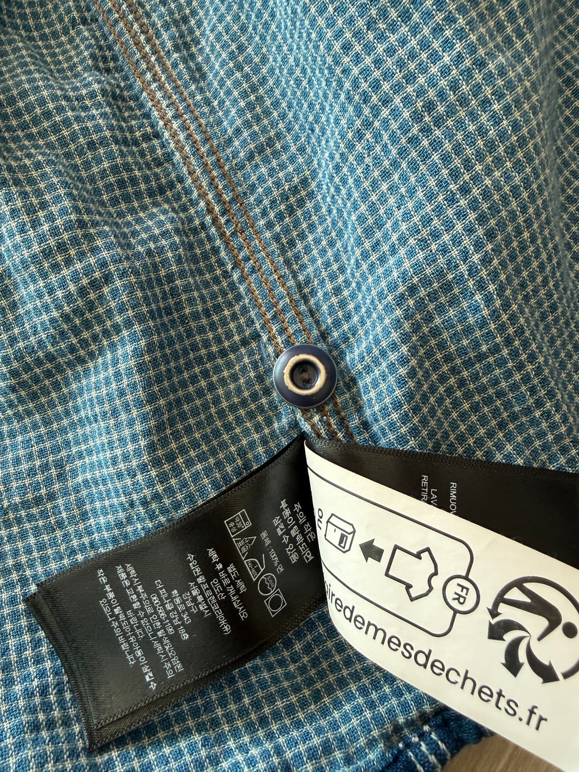 rrl 더블알엘 인디고 더플 페이스 셔츠 xl 상품이미지4