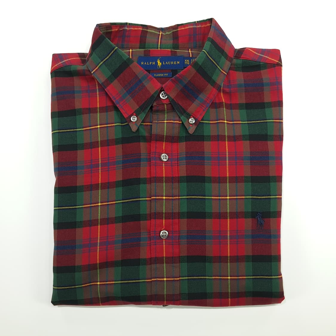 CN660 2XL 폴로 랄프로렌 크리스마스 타탄체크 긴팔 셔츠 남방 상품이미지8