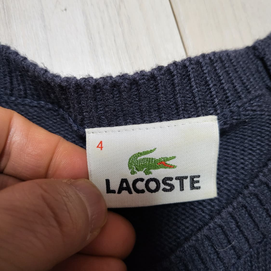 (4) 라코스테 빅로고 니트 lacoste 상품이미지5
