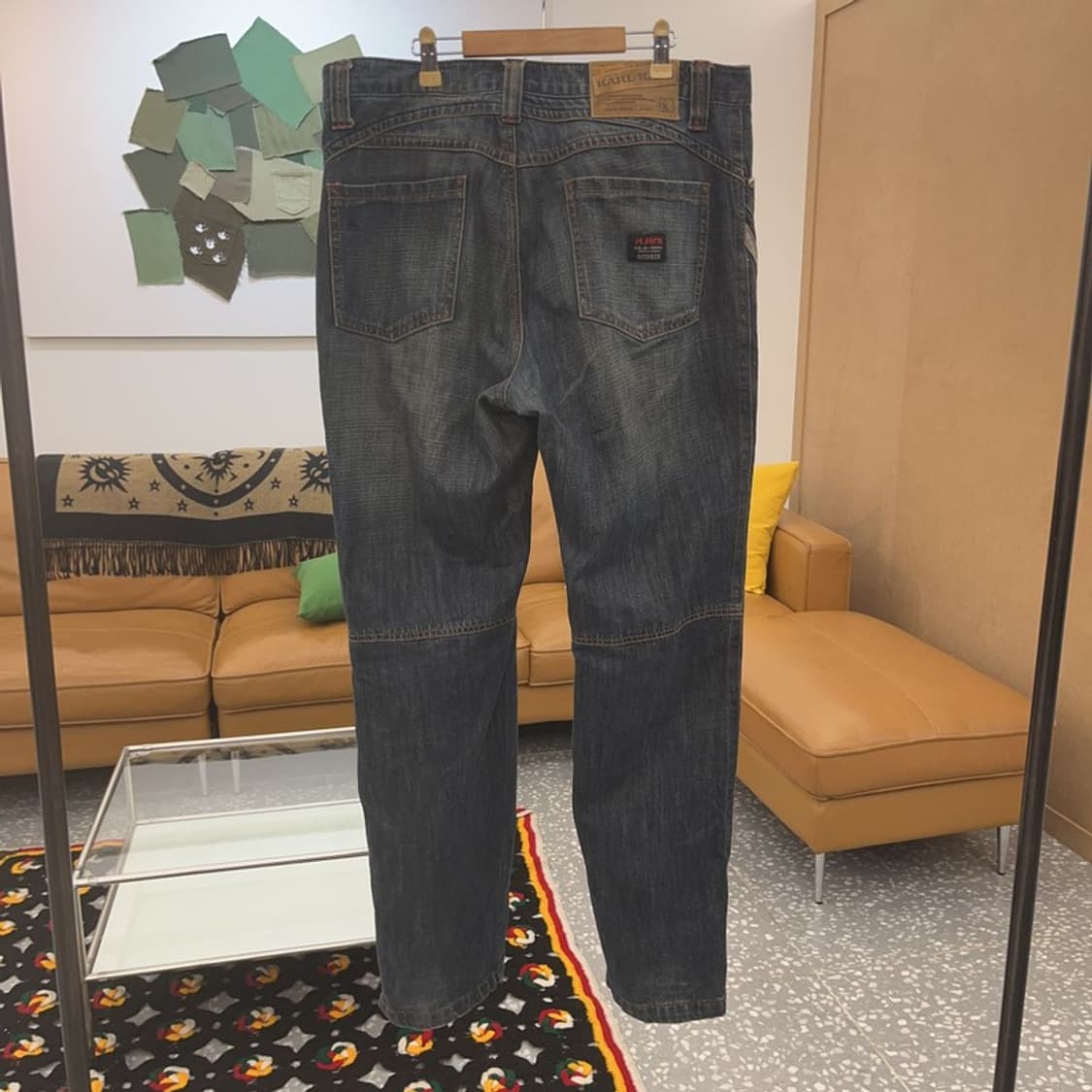 칼 카니 레트로 사이드라인 워싱 데님팬츠 36인치 C07102 상품이미지4