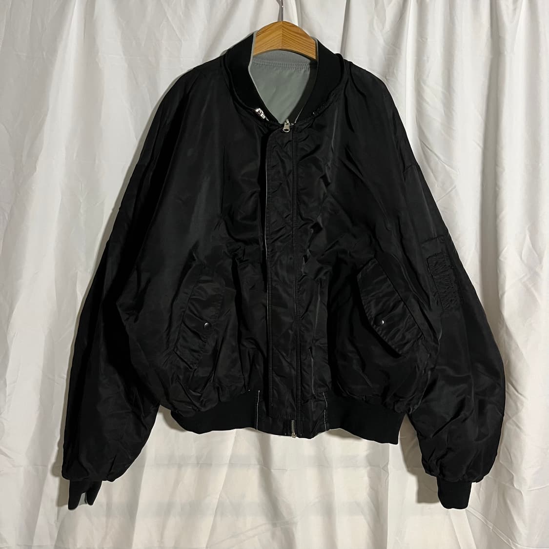 Vintage . 리버시블 MA-1 봄버자켓 상품이미지2