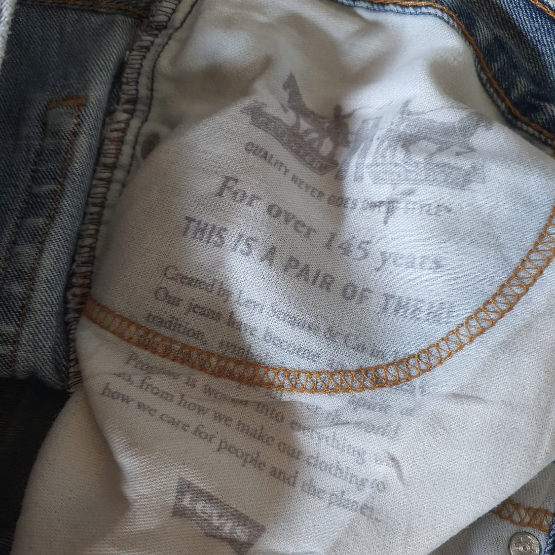 리바이스 505 빈티지 데님 팬츠 No.49 상품이미지4