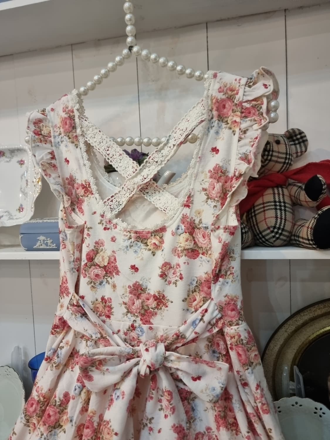 Liz Lisa 로즈 플로랄 레이스 원피스 상품이미지7