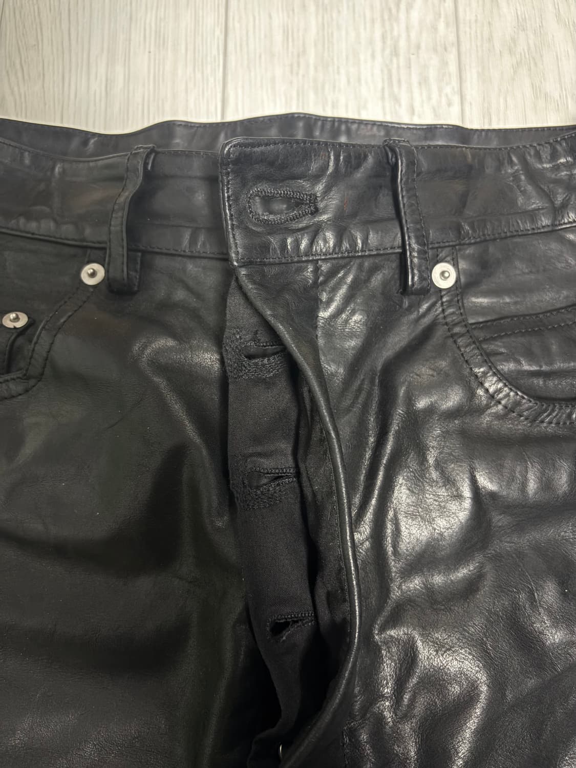 릭오웬스 볼란바나나 레더 LGWDL 상품이미지8