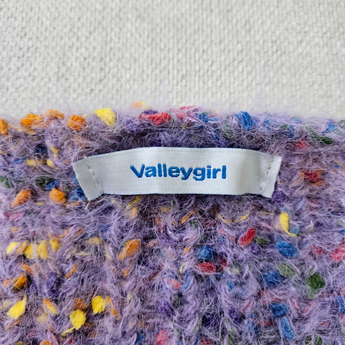 F 밸리걸 여성 브이넥 니트 0317Y 상품이미지3