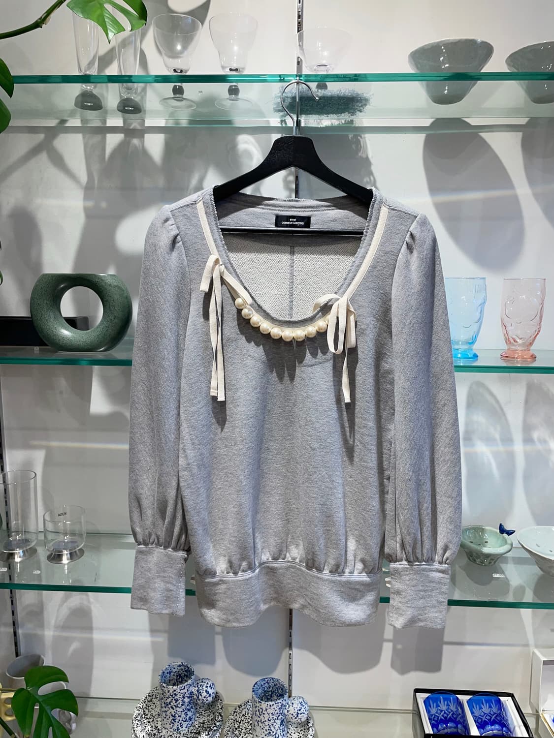 08AW 꼼데가르송 트리콧 puff long-sleeve 상품이미지1