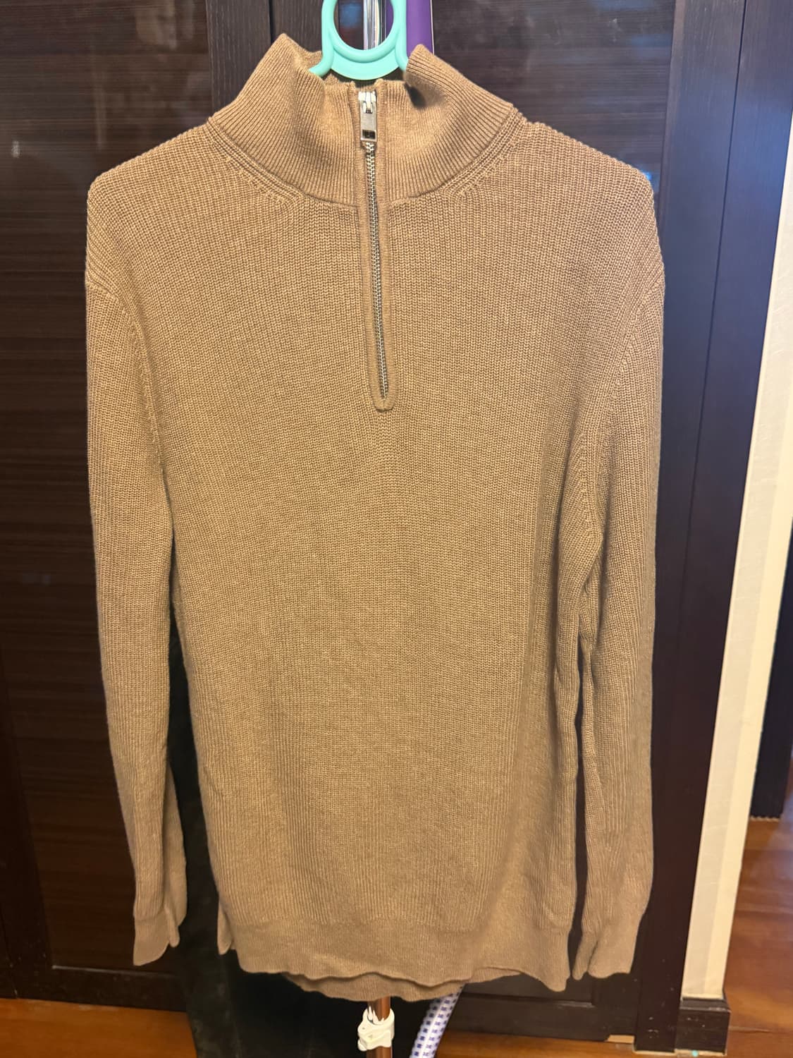 [남성S]H&M 슬림핏 니트집업 상품이미지1