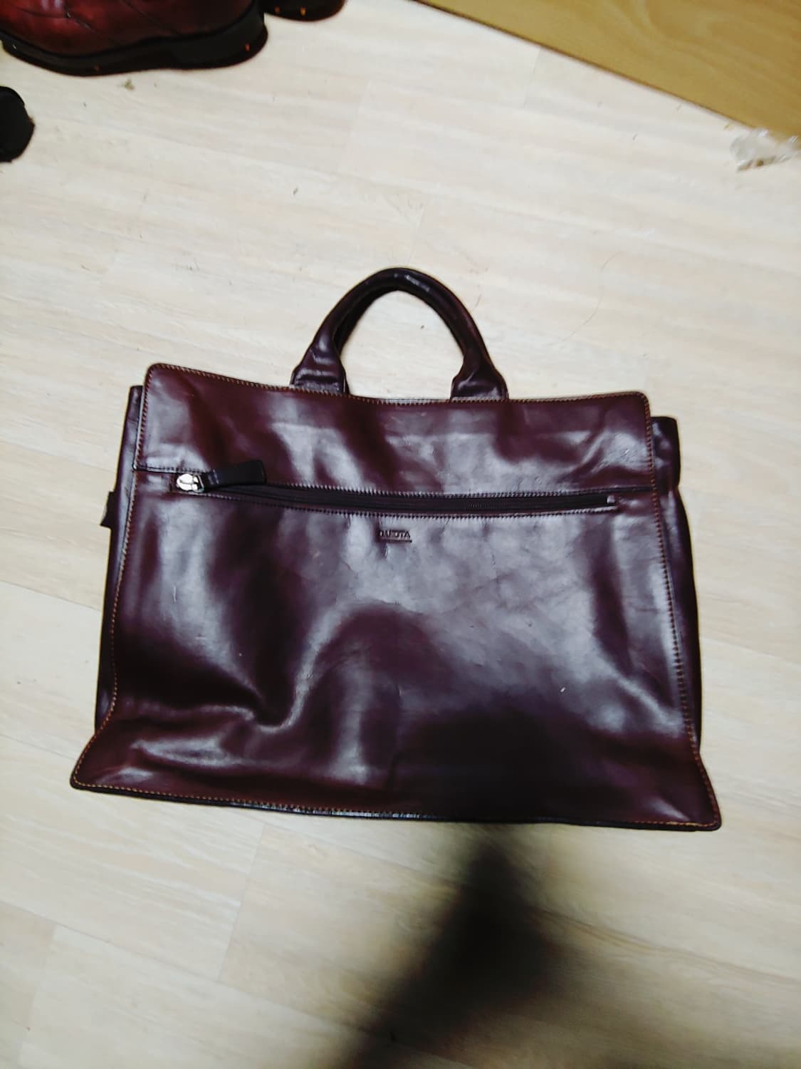 초콜렛 브라운 dakota 일본 가죽 서류가방 상품이미지2