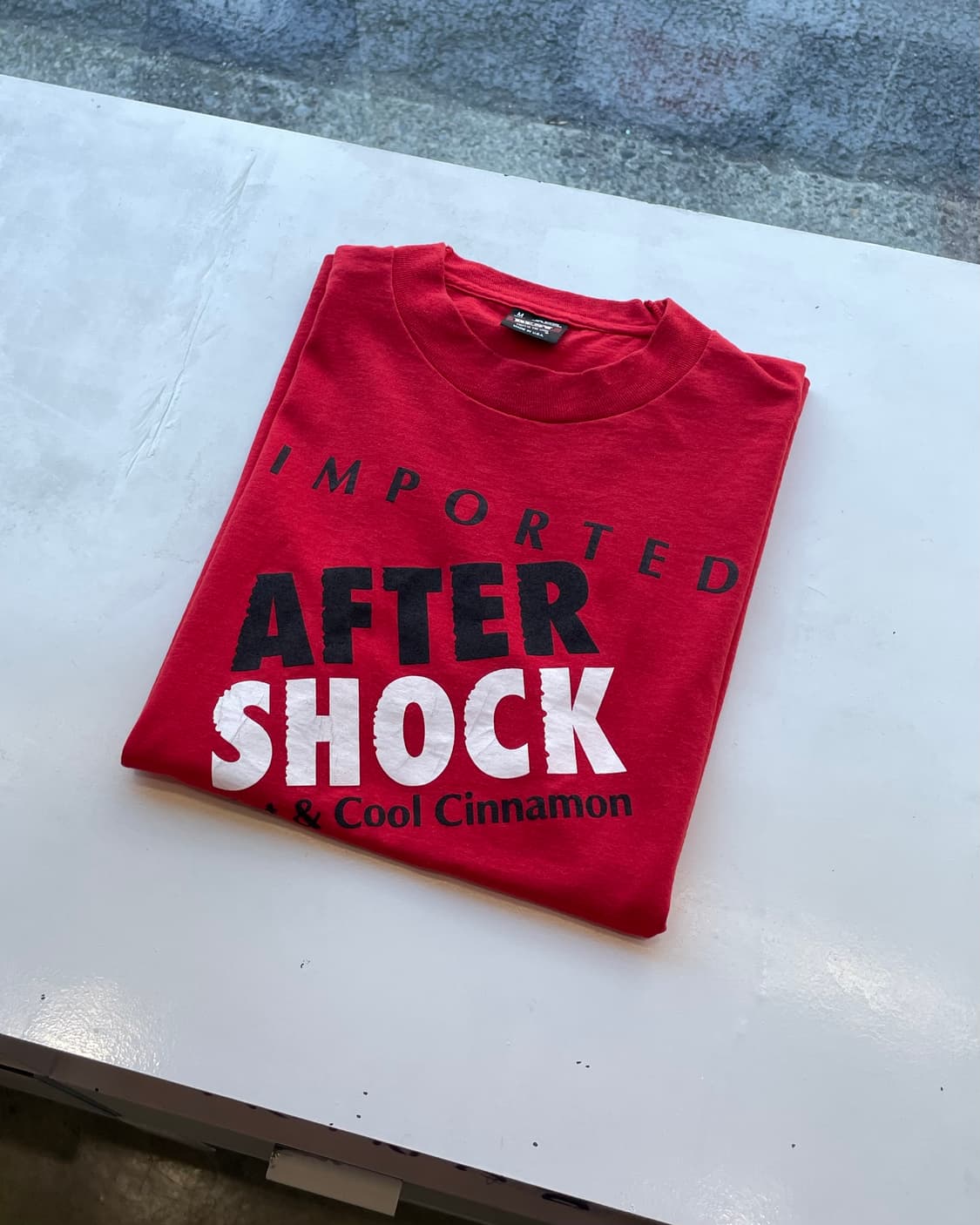 90’s USA “After Shock” 🥂Promo T-shirt M 상품이미지7