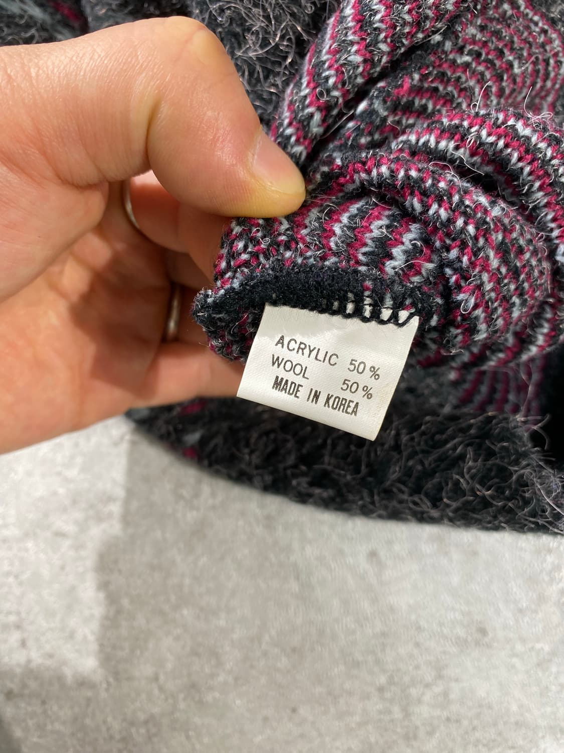 [L] Vintage 빈티지 에스닉 모헤어 울 니트 가디건 상품이미지8