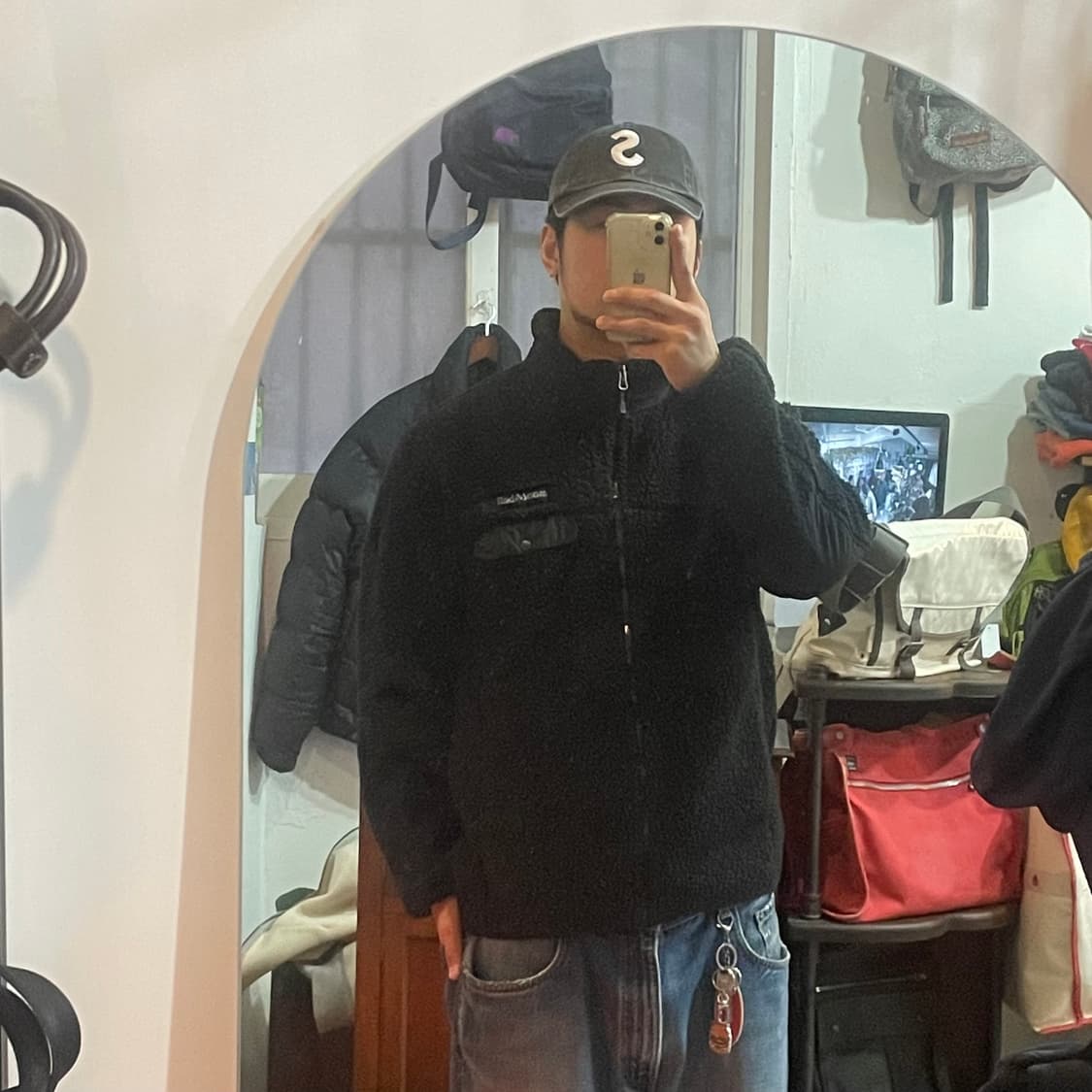 몽벨 플리스 블랙 L 상품이미지2