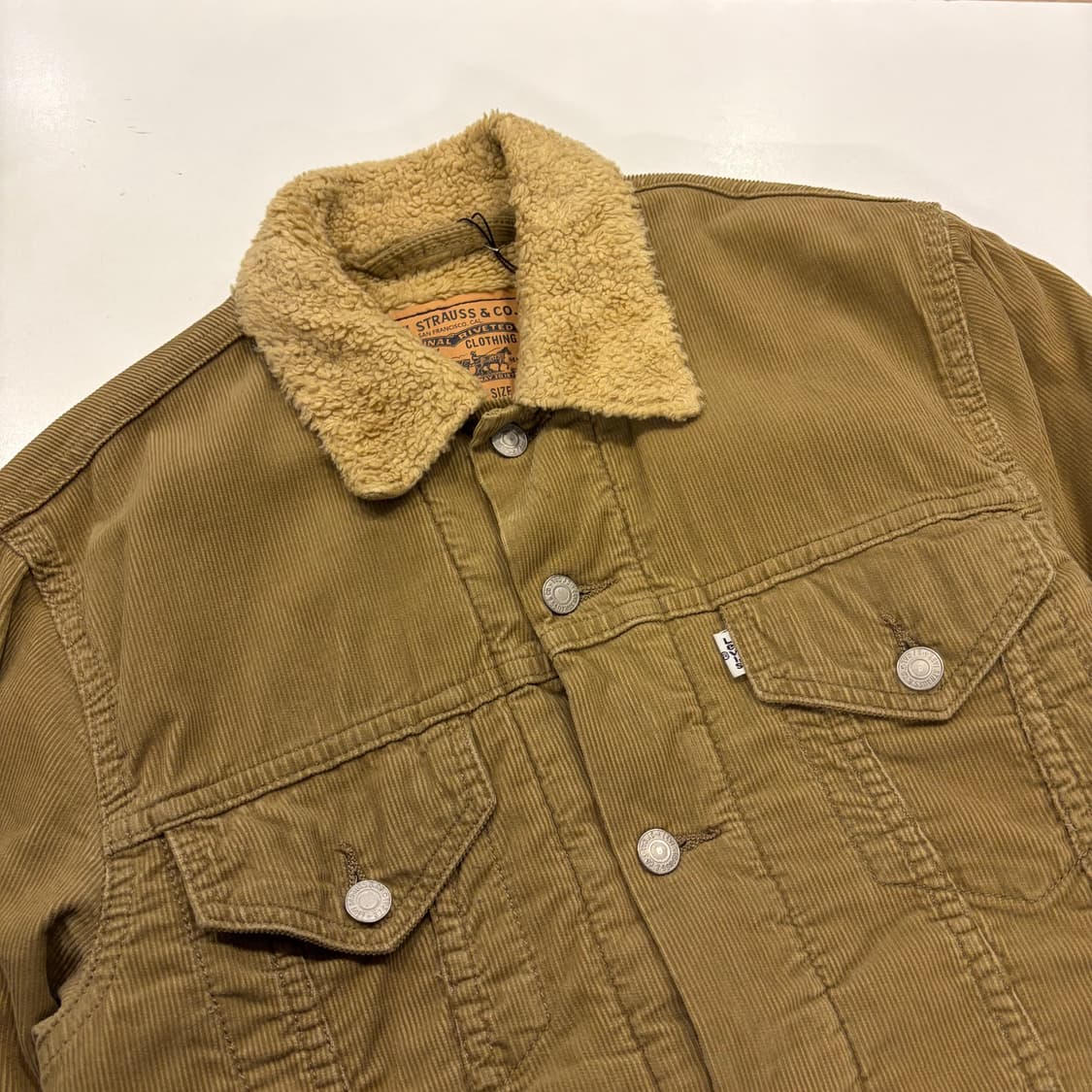 [M] 리바이스 코듀로이 쉐르파 트러커 자켓 B442 상품이미지3