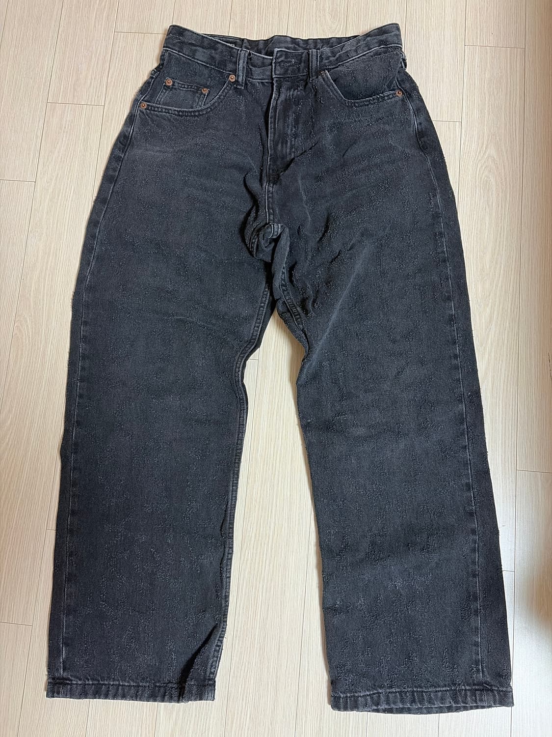 자라 데미지 워싱 팬츠 30 사이즈 상품이미지2