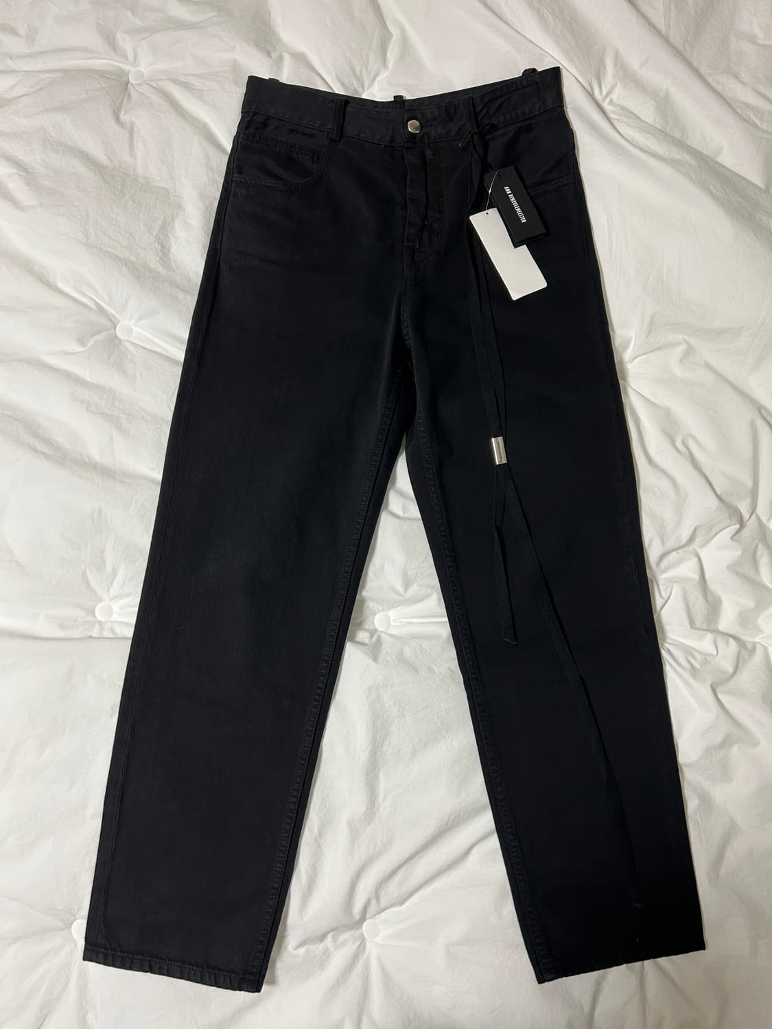 앤드뮐미스터 블랙 데님 팬츠 상품이미지1