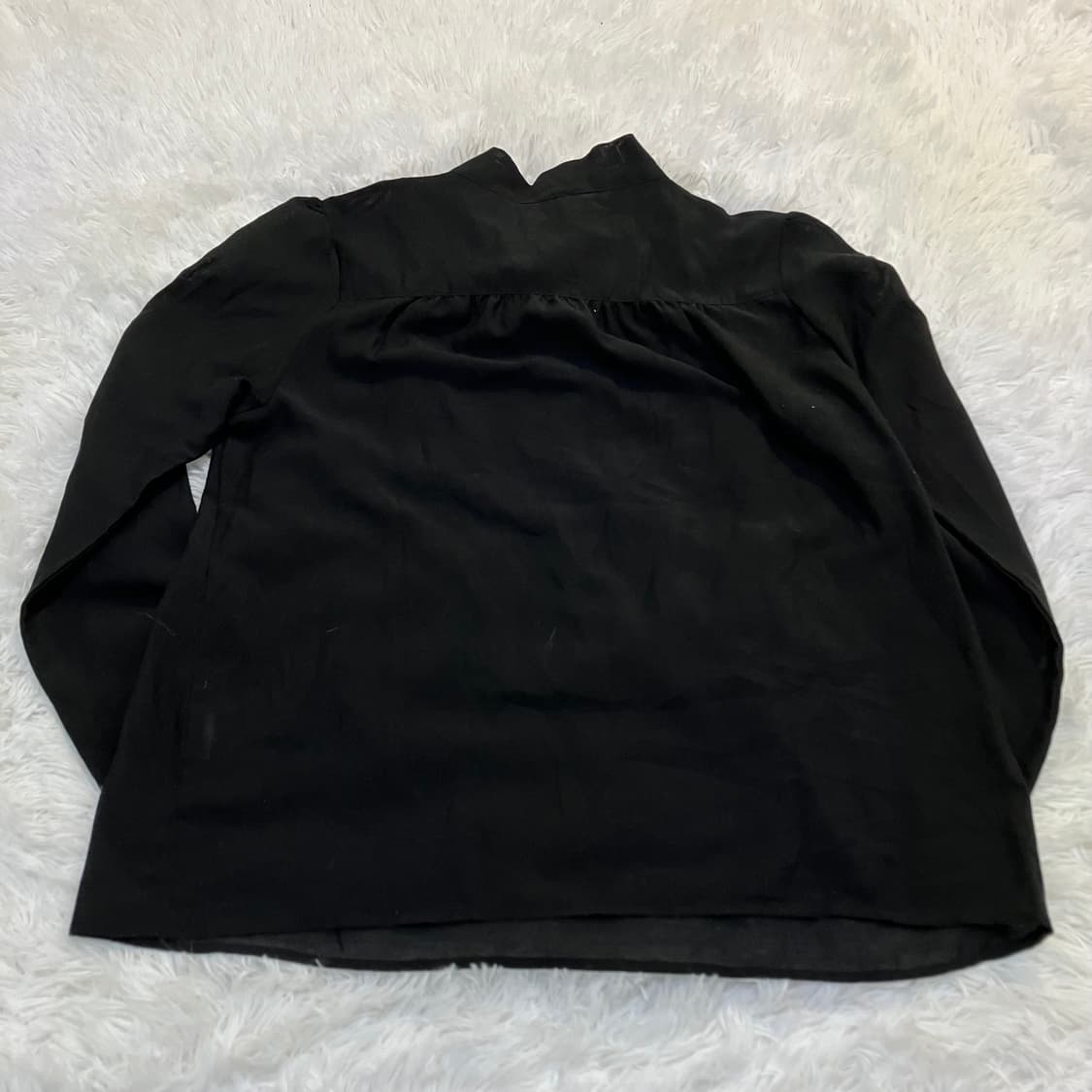 빈티지 진주 버튼 리본 레이스 블라우스 812 y2k 스트릿 갸루 펑키  상품이미지2