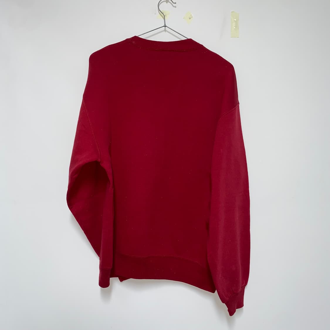 90년대 미제 러셀 에슬레틱 스웻셔츠 레드 상품이미지2