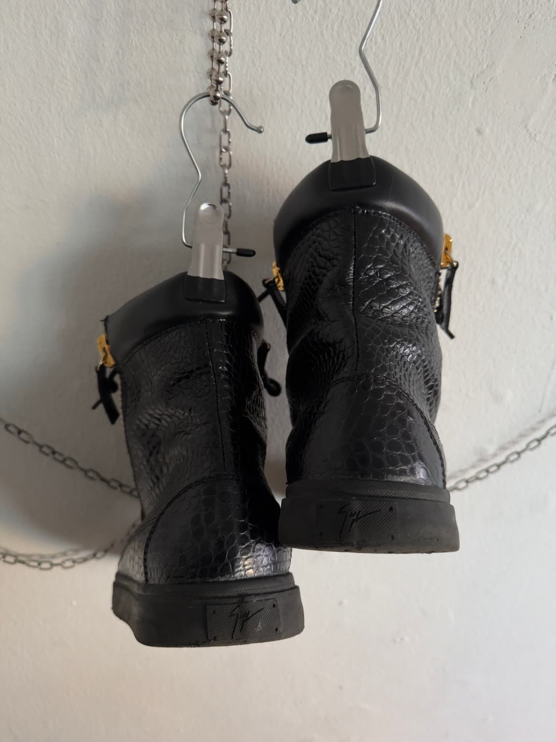 쥬세페자노티 오피움 스네이크스킨 사이드지퍼 하이탑 스니커즈 상품이미지6