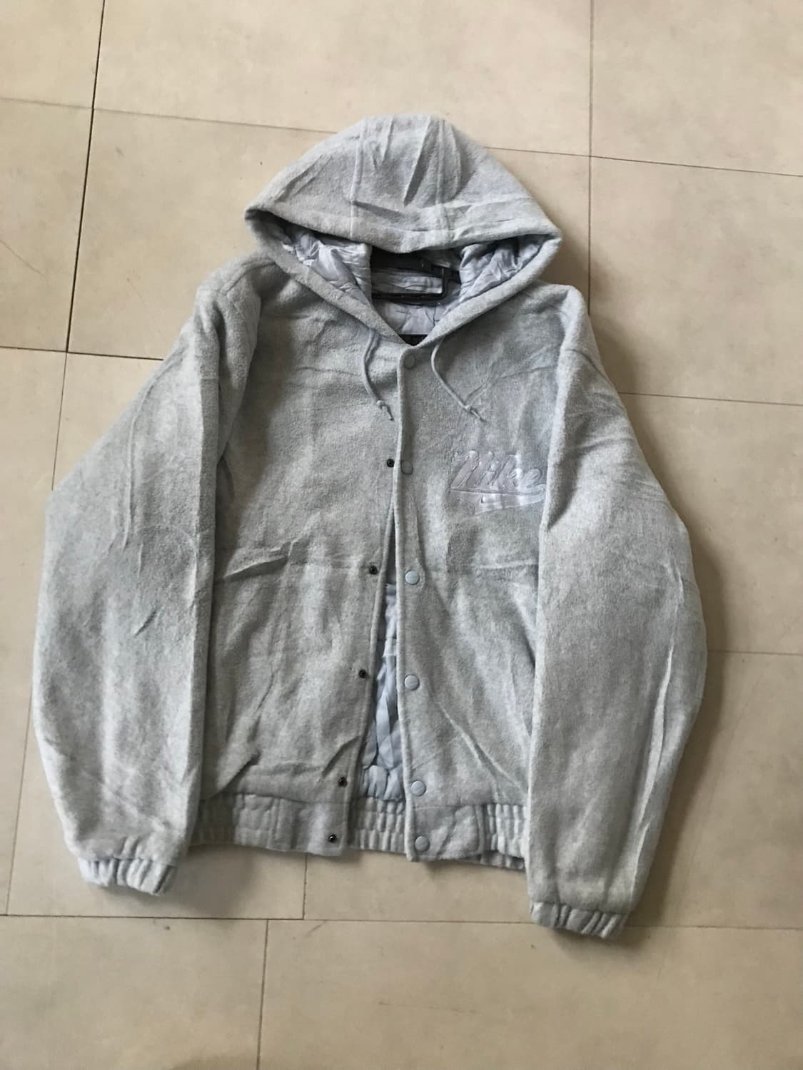 나이키 00s 연하늘 빅로고 누빔자켓 상품이미지8