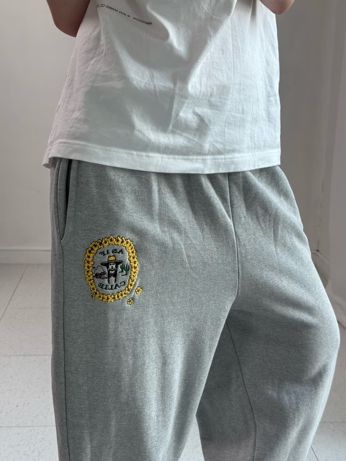 에즈이프캘리 그레이 스웻팬츠 상품이미지5