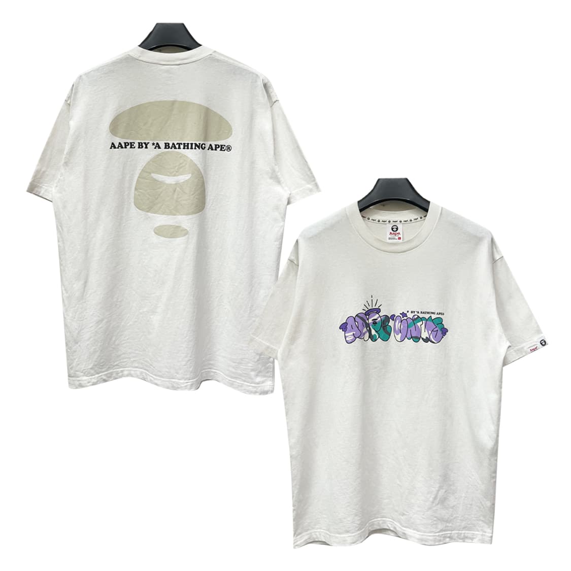 AAPE 에이프 NOW UNION 그래픽 반팔티 L 상품이미지1