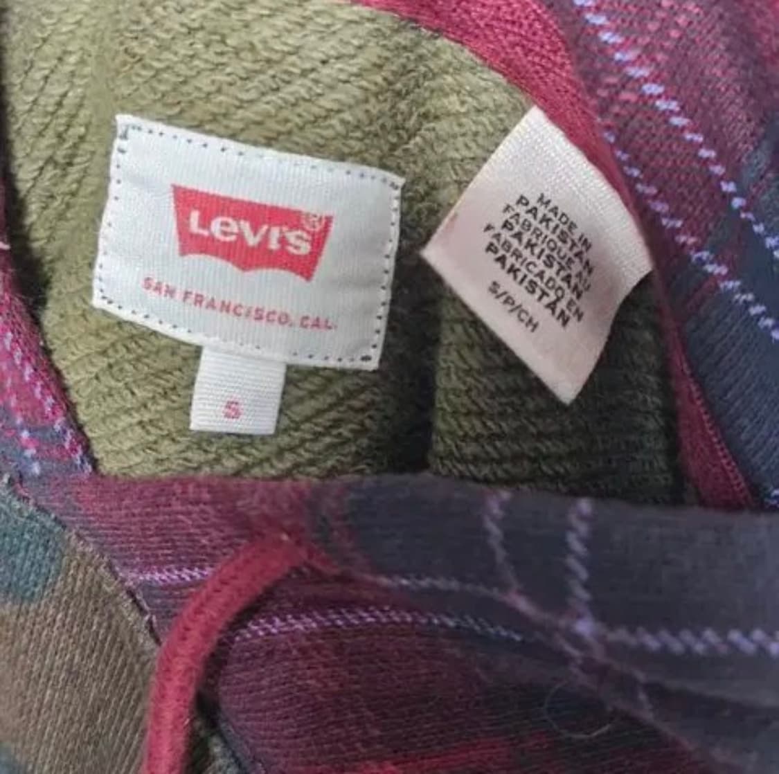 리바이스 카모 밀리터리 후드티 상품이미지3