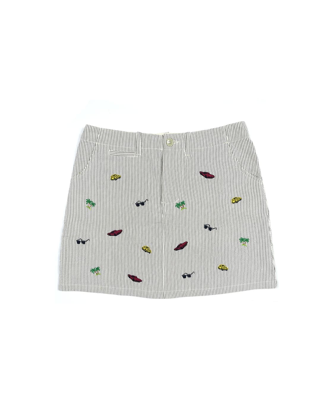Beams Boy embroidered seersucker skirt 상품이미지2