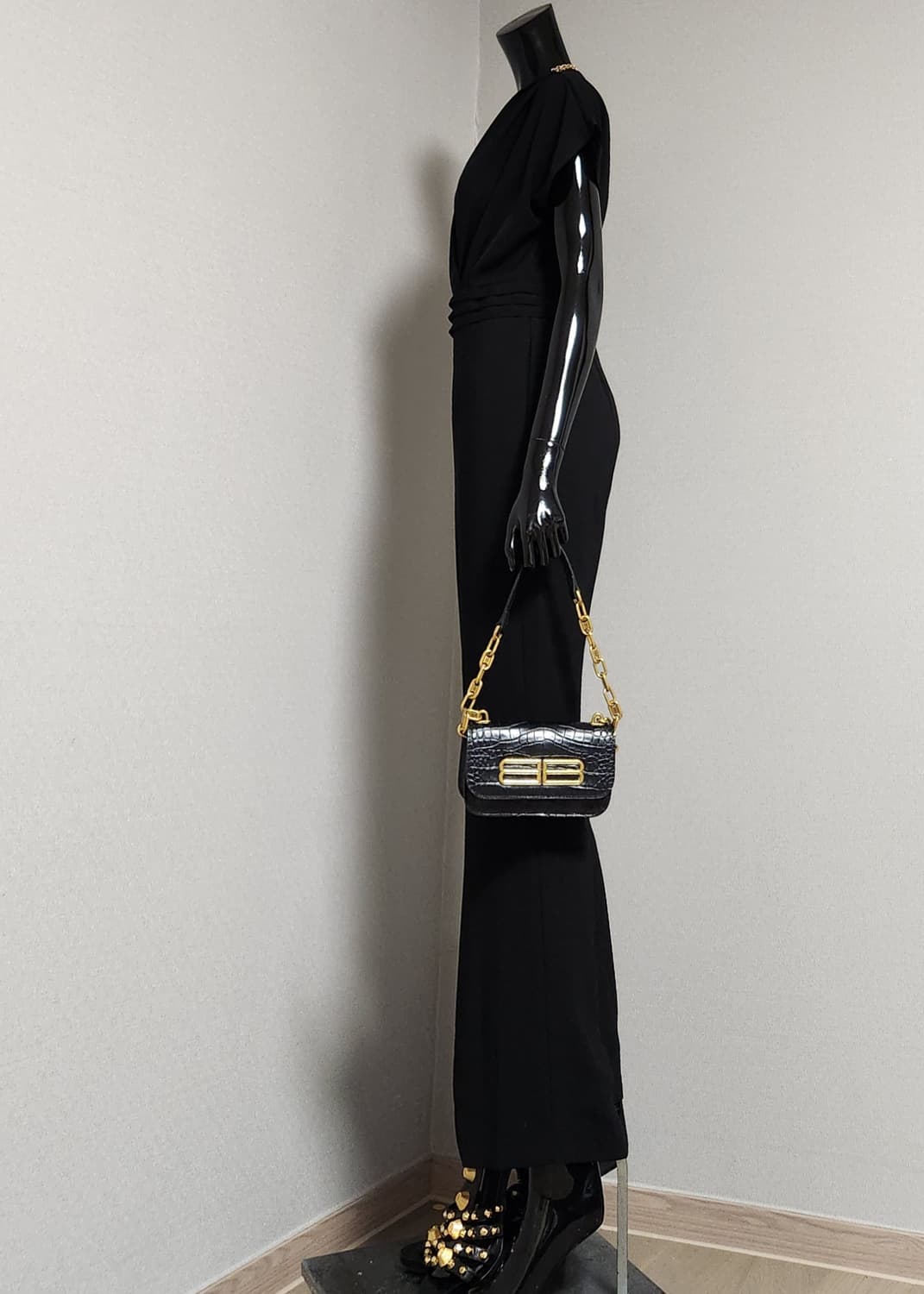 블랙 점프수트  상품이미지2