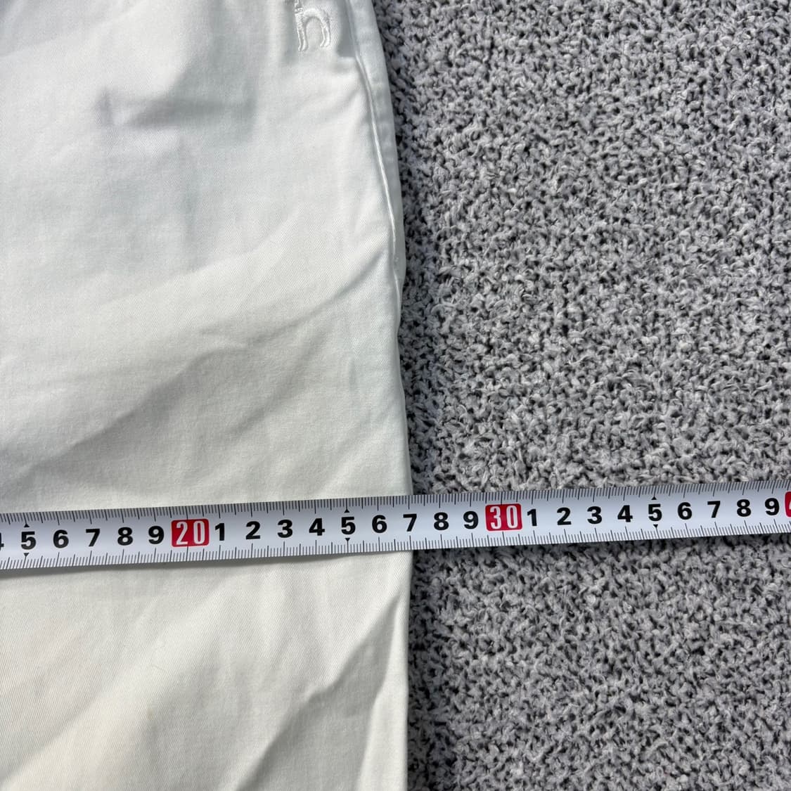 67-91 헤지스 여성 화이트 팬츠 0325J 상품이미지6