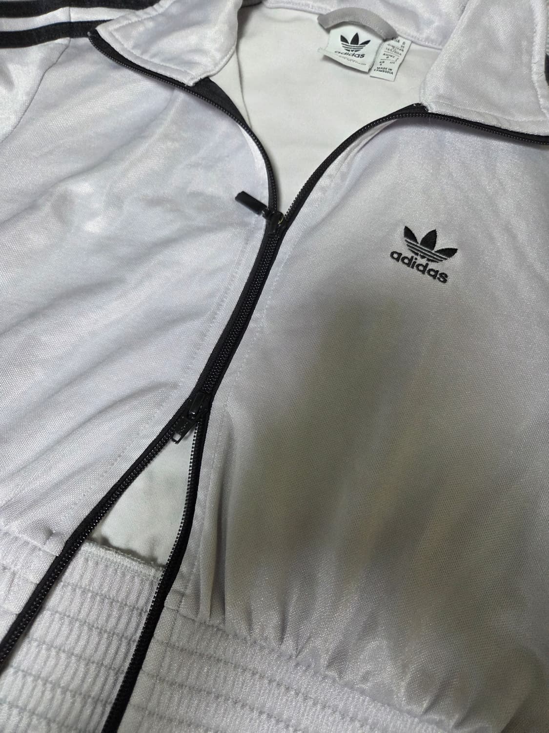 아디다스 희귀 실버크롭집업져지 상품이미지4