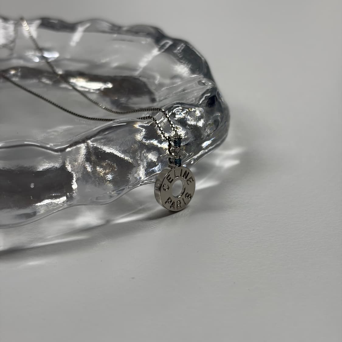 셀린느 사파이어/다이아 링 목걸이 상품이미지2