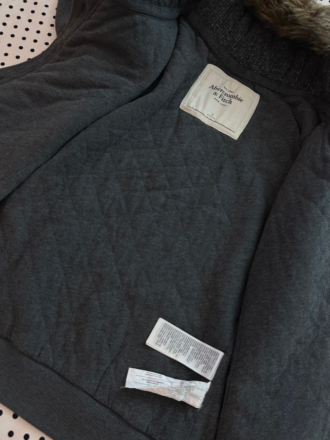 아베크롬비 울프죠 퍼 후드집업 y2k 대장급 희귀 상품이미지5